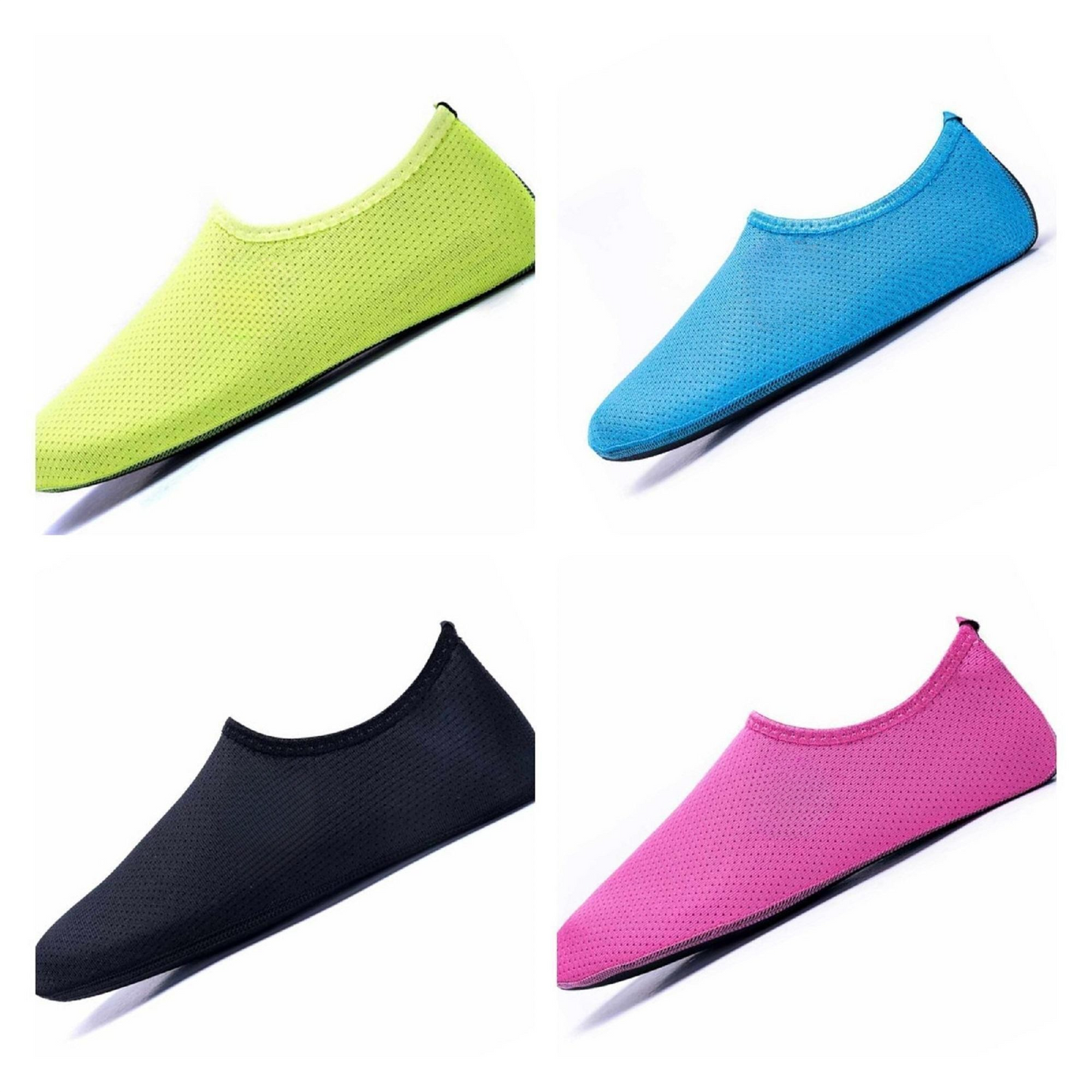 Summer Outdoor Water Sports Shoes – Quick-Dry Slip-On (Green, M)