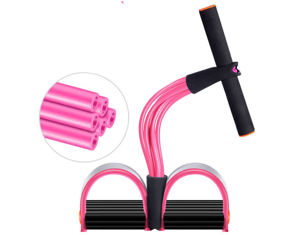 Natural Latex Foot Pedal & Elastic Pull Rope – Fitness Expander