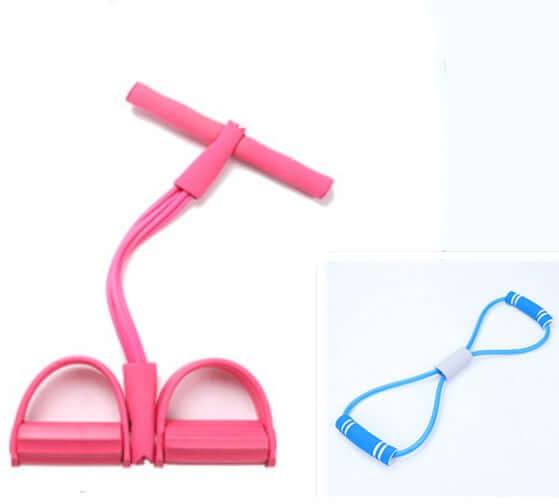 Natural Latex Foot Pedal & Elastic Pull Rope – Fitness Expander