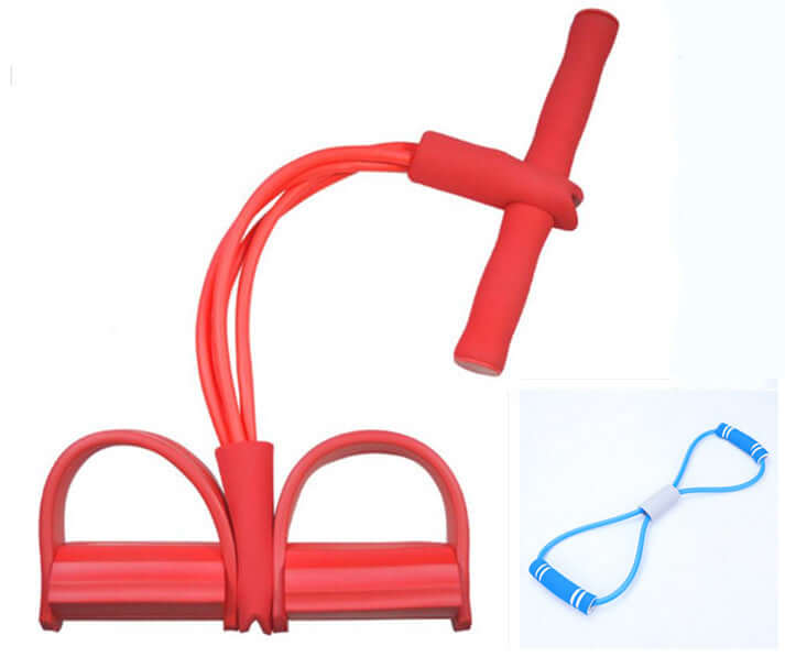 Natural Latex Foot Pedal & Elastic Pull Rope – Fitness Expander