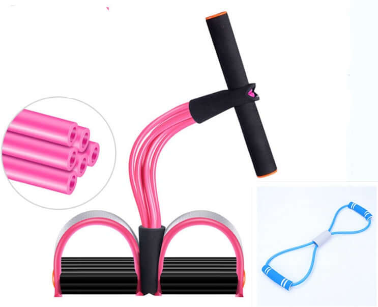 Natural Latex Foot Pedal & Elastic Pull Rope – Fitness Expander