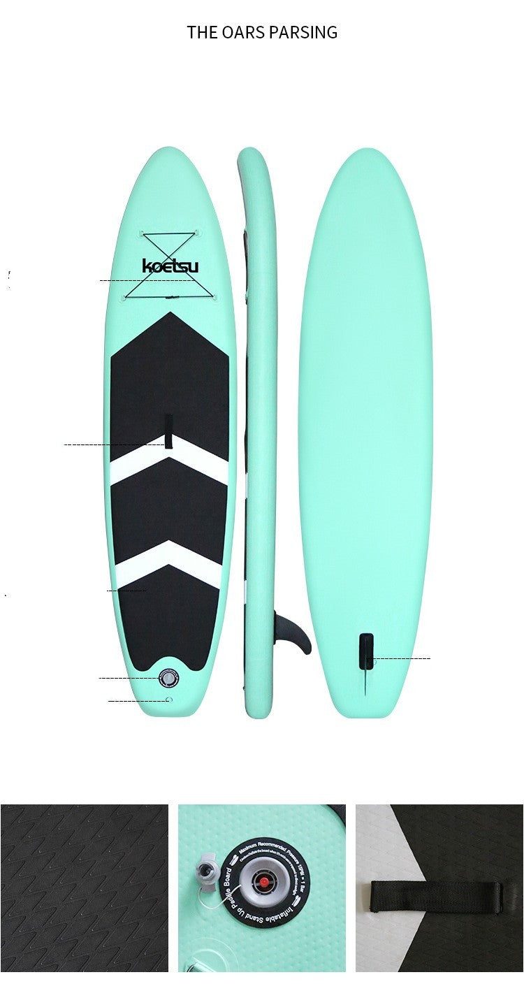 Inflatable Paddleboard – Stand-Up Beginner Surf & Water Ski Board