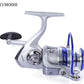YUMOSHI AF1000-7000 12BB Gear Ratio 5.5:1 Half Metal Fishing Spinning Reel Machined aluminum Spool with Exchangeable Handle