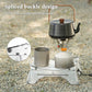 Folding Mini Table - Ultralight PP Camp Table & Tray (97g) Food-grade, Portable for Camping & Hiking Gear