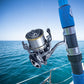 17+1BB 8000-14000 Series Aluminum Alloy Spool Fishing Reel, 4.8:1 Gear Ratio, Durable Long Casting for Baitcasting