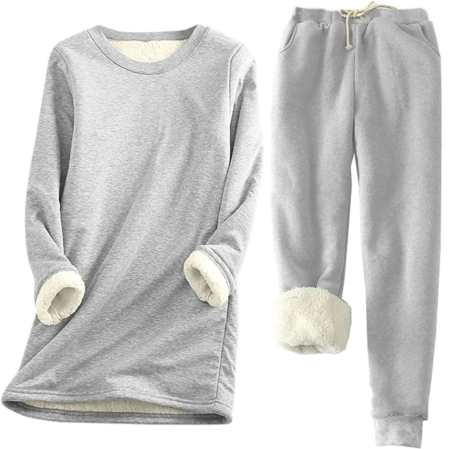 Women’s Plus-Size Lounge Set – 2-Piece Sweat Suit
