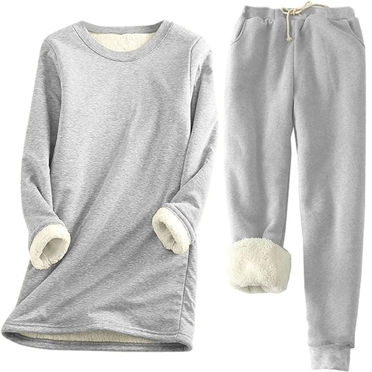 Women’s Plus-Size Lounge Set – 2-Piece Sweat Suit