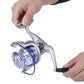YUMOSHI AF1000-7000 12BB Gear Ratio 5.5:1 Half Metal Fishing Spinning Reel Machined aluminum Spool with Exchangeable Handle