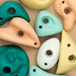 Premium Rock Climbing Holds (Earth Tones) - Everett & Avery Co. - Indoor Climbing Wall - Rock Climbing Holds for Kids