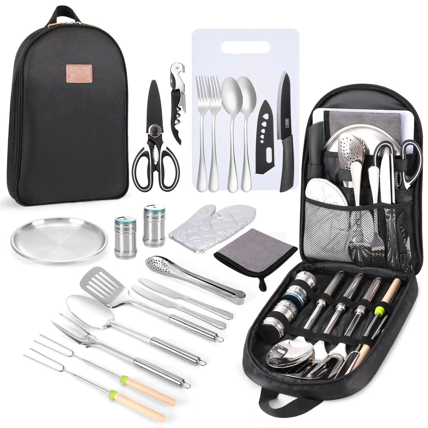 Camping Cooking Utensils Set – Portable Outdoor Kitchen Gear
