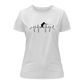 Fishing Heart Beat T-Shirt for Women