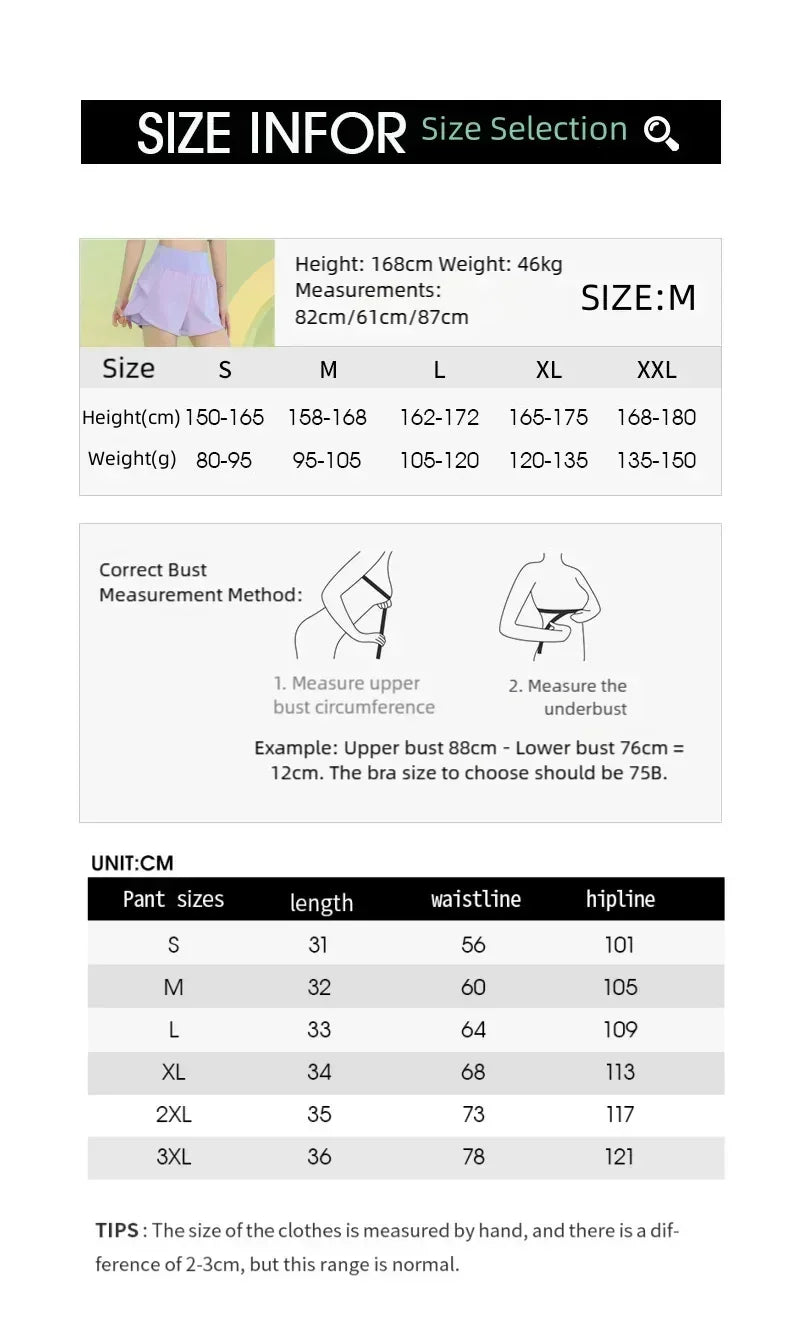 Women’s Yoga Shorts – Lightweight Gym & Running with Pocket