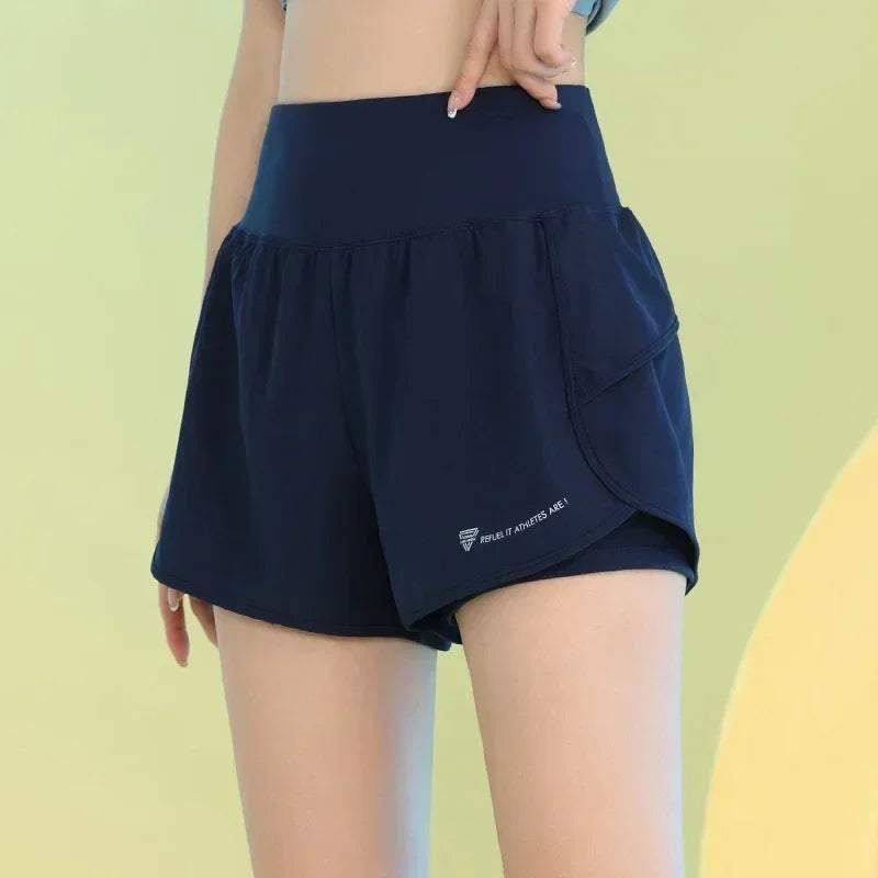 Women’s Yoga Shorts – Lightweight Gym & Running with Pocket