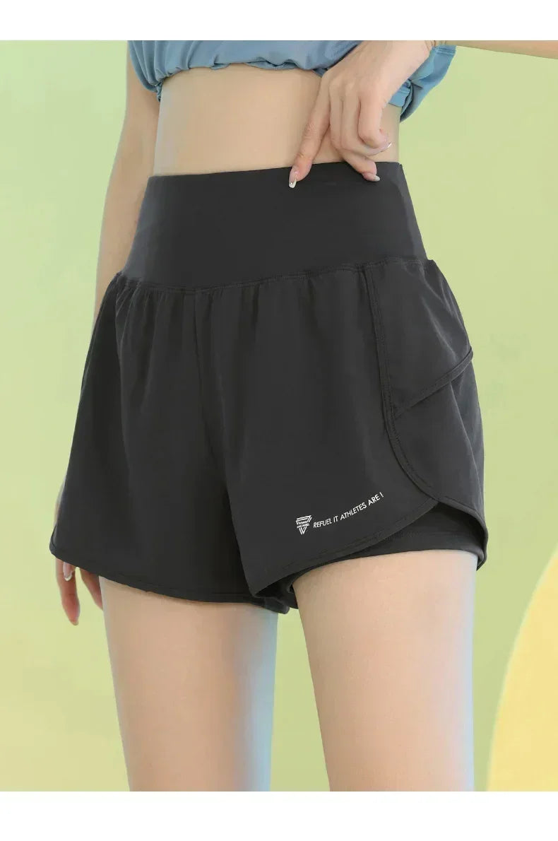 Women’s Yoga Shorts – Lightweight Gym & Running with Pocket