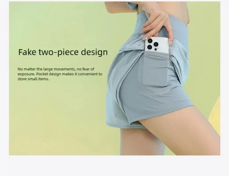 Women’s Yoga Shorts – Lightweight Gym & Running with Pocket