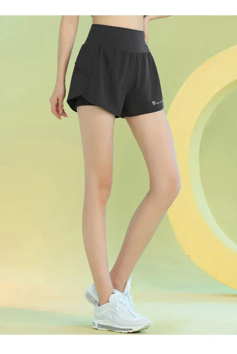 Women’s Yoga Shorts – Lightweight Gym & Running with Pocket