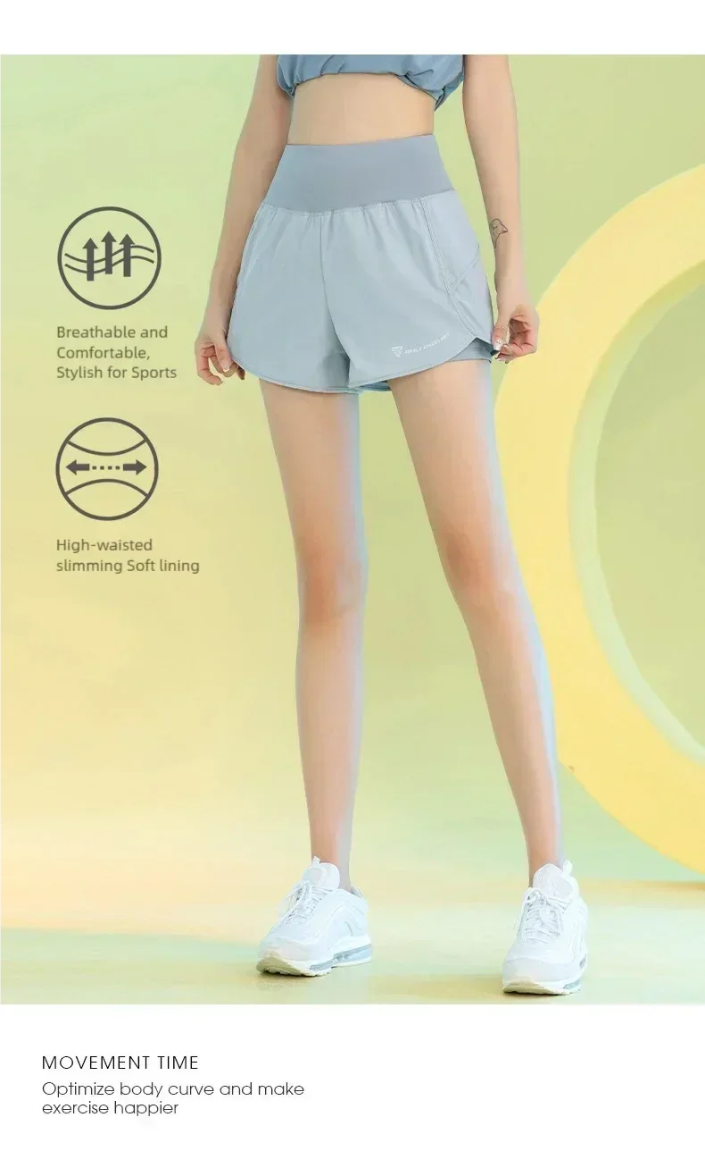 Women’s Yoga Shorts – Lightweight Gym & Running with Pocket