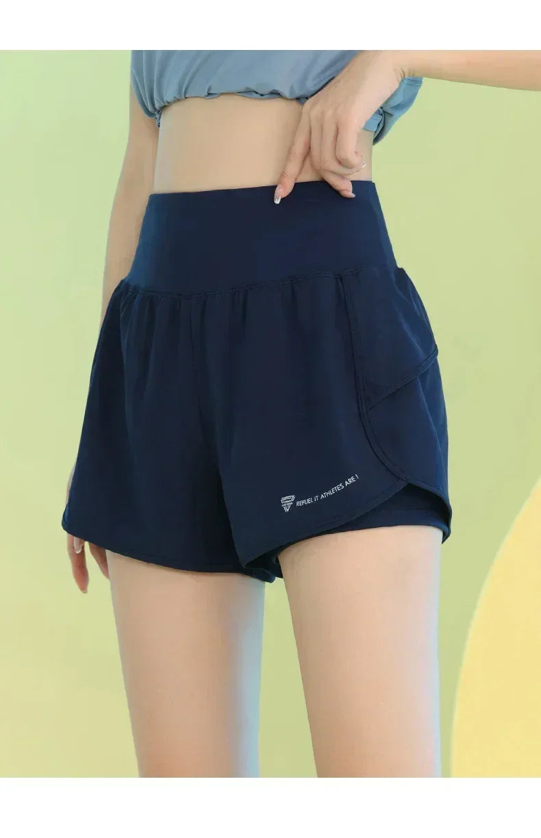 Women’s Yoga Shorts – Lightweight Gym & Running with Pocket