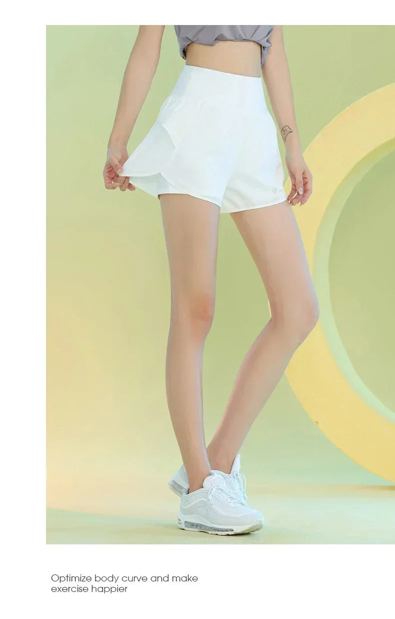 Women’s Yoga Shorts – Lightweight Gym & Running with Pocket