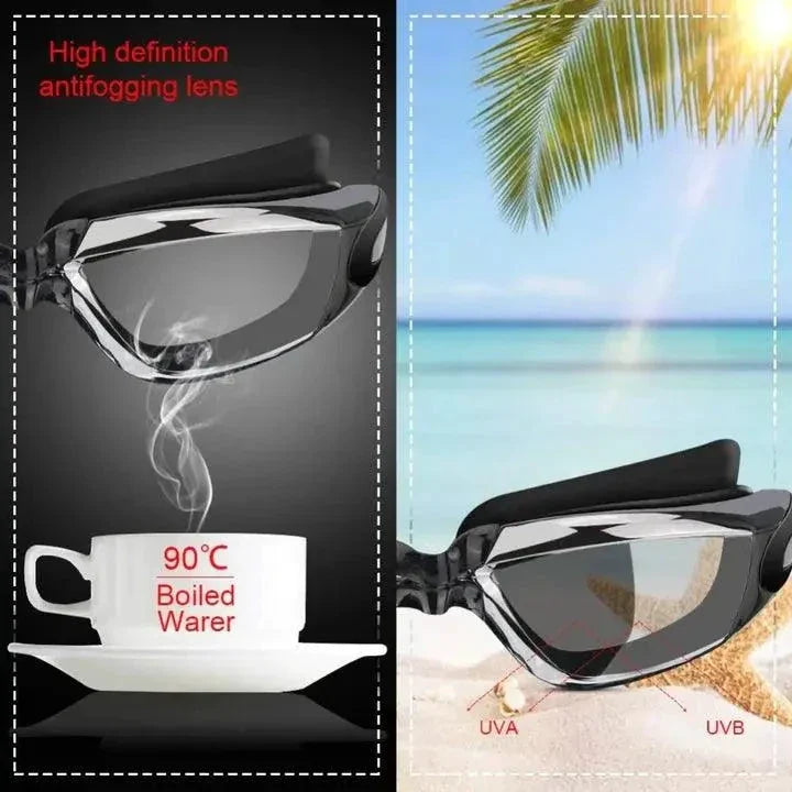 ClearView HD Swim Goggles – Adjustable Comfort Fit