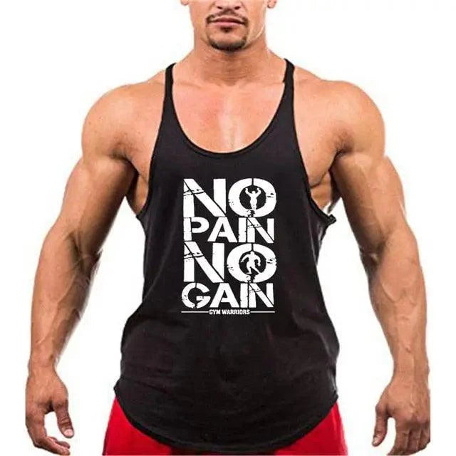 Men’s Cotton Gym Sleeveless Vest – Bodybuilding Tank Top