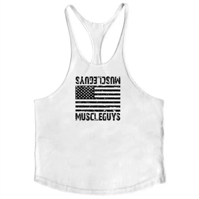 Men’s Cotton Gym Sleeveless Vest – Bodybuilding Tank Top