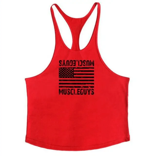 Men’s Cotton Gym Sleeveless Vest – Bodybuilding Tank Top