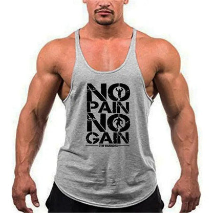 Men’s Cotton Gym Sleeveless Vest – Bodybuilding Tank Top