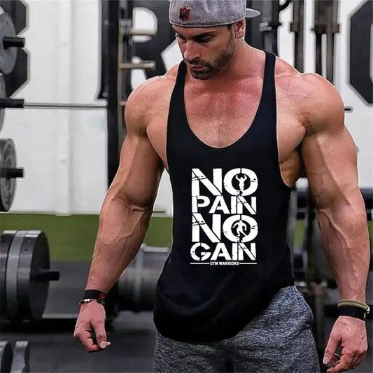 Men’s Cotton Gym Sleeveless Vest – Bodybuilding Tank Top