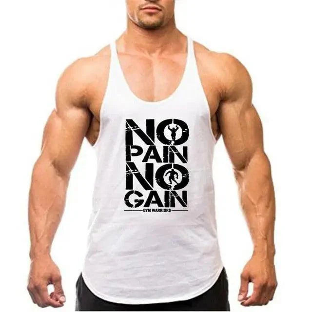 Men’s Cotton Gym Sleeveless Vest – Bodybuilding Tank Top