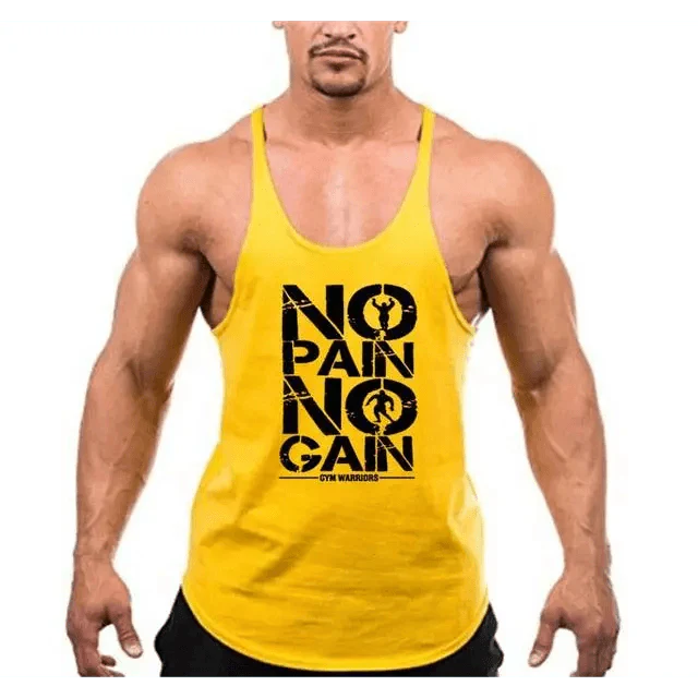 Men’s Cotton Gym Sleeveless Vest – Bodybuilding Tank Top