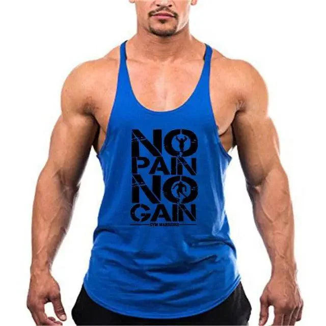 Men’s Cotton Gym Sleeveless Vest – Bodybuilding Tank Top