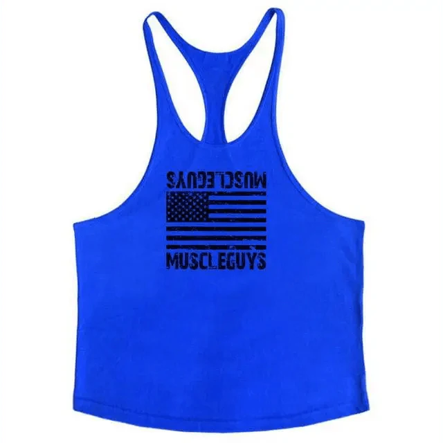 Men’s Cotton Gym Sleeveless Vest – Bodybuilding Tank Top