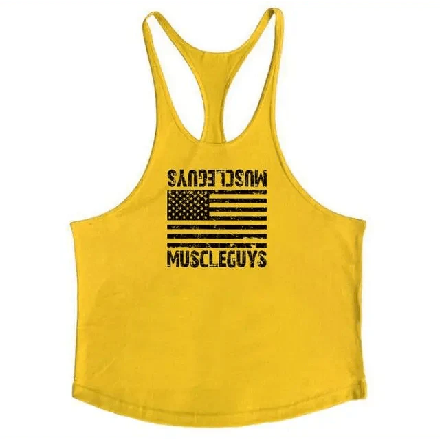 Men’s Cotton Gym Sleeveless Vest – Bodybuilding Tank Top