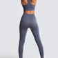 Women’s High-Waist Peach Knitted Vest & Pants Set