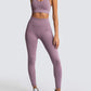 Women’s High-Waist Peach Knitted Vest & Pants Set