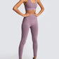 Women’s High-Waist Peach Knitted Vest & Pants Set