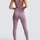Women’s High-Waist Peach Knitted Vest & Pants Set