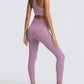 Women’s High-Waist Peach Knitted Vest & Pants Set