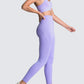 Women’s High-Waist Peach Knitted Vest & Pants Set