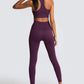 Women’s High-Waist Peach Knitted Vest & Pants Set
