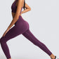 Women’s High-Waist Peach Knitted Vest & Pants Set