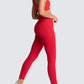 Women’s High-Waist Peach Knitted Vest & Pants Set