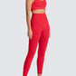 Women’s High-Waist Peach Knitted Vest & Pants Set