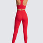 Women’s High-Waist Peach Knitted Vest & Pants Set