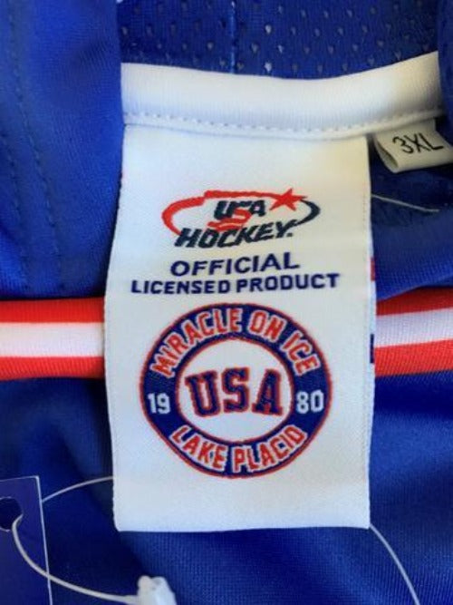 USA Hockey Miracle on Ice 1980 Jersey Authentic White Youth Hoodie