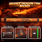 Orange Dragon Fire Casting Glow Rod